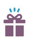 Graphic of a wrapped gift